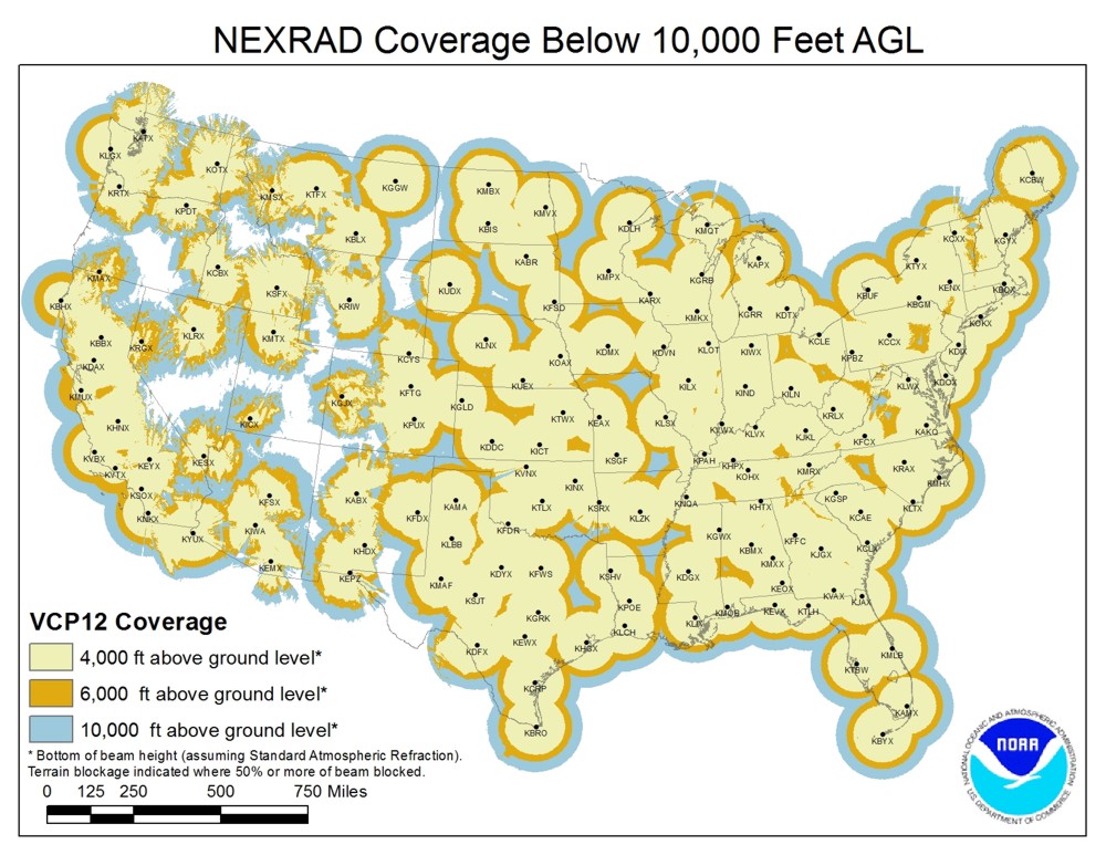 Interactive Map of NEXRAD Doppler Radar Stations • Live Earth