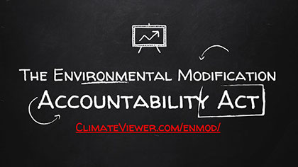 The Environmental Modification Accountability Act #EMAA