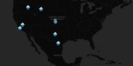 2012 NOAA Reported Weather Modification Activities in the USA
