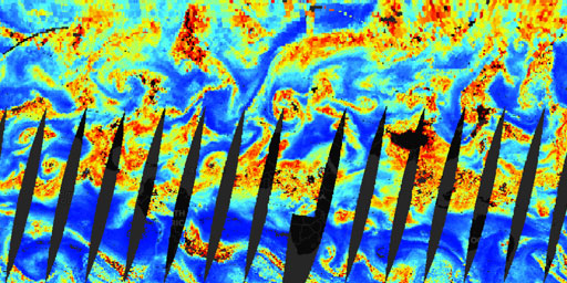 AIRS Aqua - Relative Humidity (600 hPa, Night)