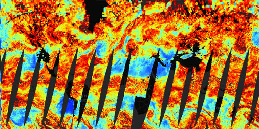 AIRS Aqua - Relative Humidity (850 hPa, Night)