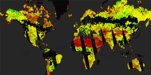 AMSR2 GCOM-W1 - Soil Moisture (Normalized Polarization Difference, Day)