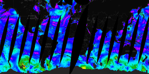 AMSR2 GCOM-W1 - Wind Speed (Night)
