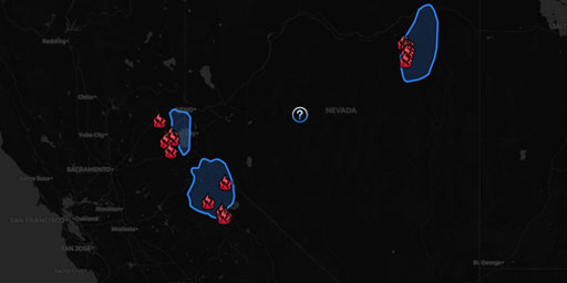 Carson-Walker Basin, Nevada Cloud-Seeding (Generators)