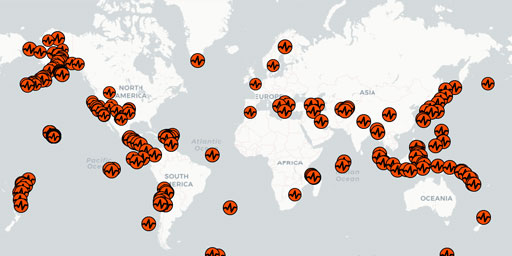 LIVE! Alerts and Weather Map Section • Live Earth Monitoring ...