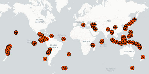 LIVE! Alerts and Weather Map Section • Live Earth Monitoring ...