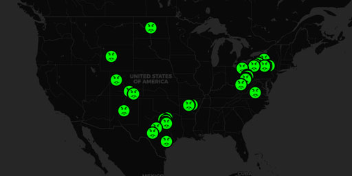 Interactive Map of Fracking Drinking Water Impacts (NRDC 2011) • Live ...