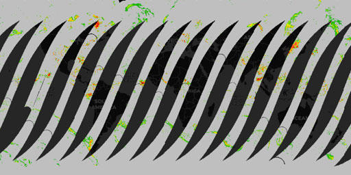 GPM GMI - Rain Rate (Ascending)