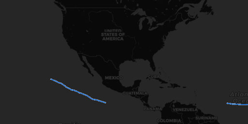 Tropical Cyclone Observed Track Line