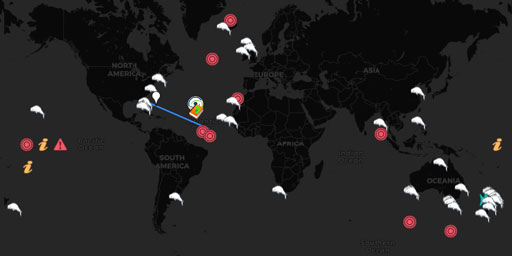 Mass Whale Stranding Sites