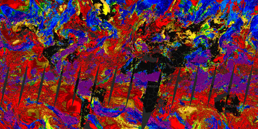 MODIS Aqua - Cloud Top Pressure (night)