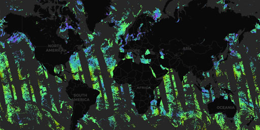 MODIS Aqua - Dark Target Aerosol Angstrom Exponent (Ocean)