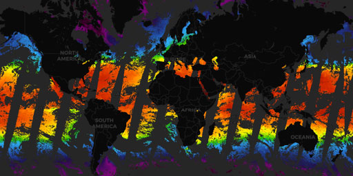 MODIS Aqua - Sea Surface Temperature (L3, Night, Mid Infrared, 4km)