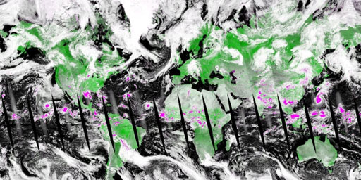 MODIS Aqua - Surface Reflectance (Bands 1-2-1)