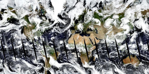 MODIS Aqua - Surface Reflectance (True Color, Bands 1-4-3)