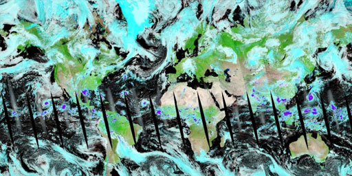 MODIS Aqua - Surface Reflectance (Bands 7-2-1)