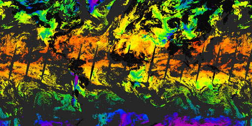 MODIS Aqua - Water Vapor (Night)