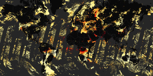 MODIS Terra - Aerosol Optical Depth 3 km (3km, Land and Ocean)