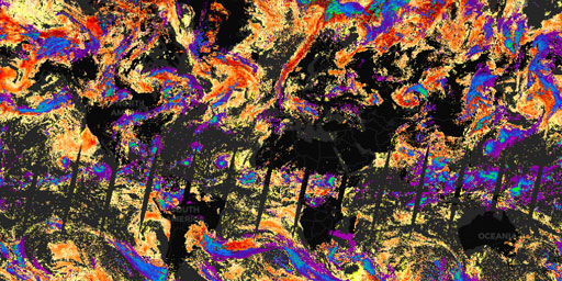 MODIS Terra - Cloud Optical Thickness