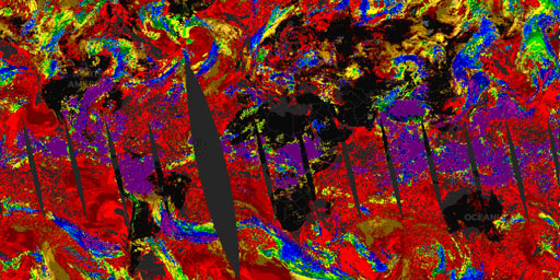 MODIS Terra - Cloud Top Height (Night)