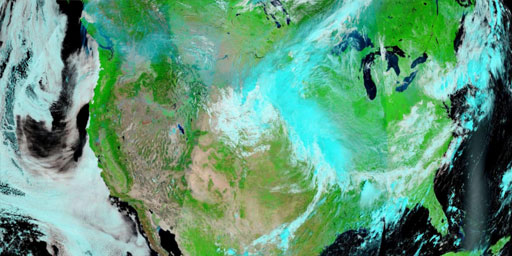 MODIS Terra - Corrected Reflectance (Bands 7-2-1)
