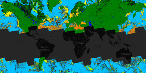 MODIS Terra - Ice Surface Temperature (Night)