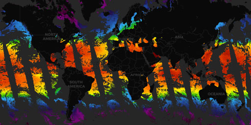 MODIS Terra - Sea Surface Temperature (L3, Night, Thermal, 4km)