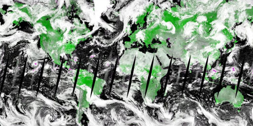 MODIS Terra - Surface Reflectance (Bands 1-2-1)