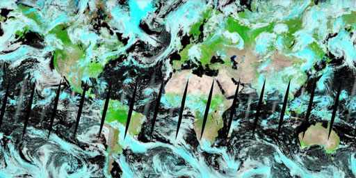 MODIS Terra - Surface Reflectance (Bands 7-2-1)