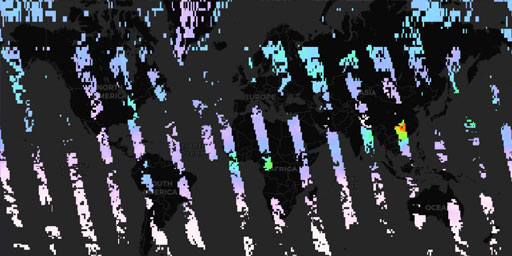 MOPITT Terra - Carbon Monoxide (Daily, Night, Total Column)