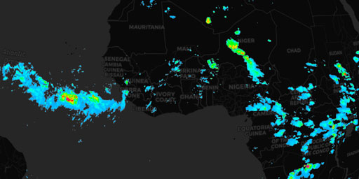 Multi-Sensor Precipitation Estimate - 0 Degree