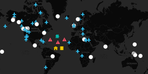 Plane Wrecks Seen by Satellite