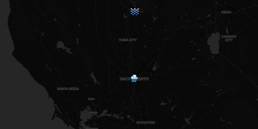 Sacramento, California Cloud Seeding Near Failing Oroville Dam