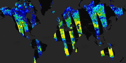 SMAP Radiometer - Soil Moisture 36 km (L2, Passive, Night, Dual Channel Algorithm)