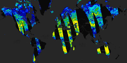 SMAP Radiometer - Soil Moisture 9 km (L2, Passive, Night, Dual Channel Algorithm)