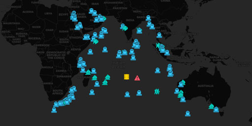 Sunken Ships of the Indian Ocean and Red Sea