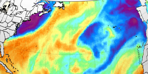 Total Precipitable Water - North Atlantic