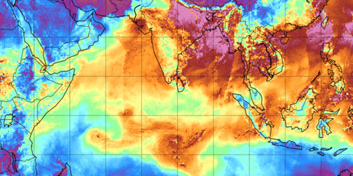 Total Precipitable Water - Version 2 - Indian Ocean
