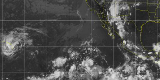Unenhanced - Infrared - Northeast Pacific