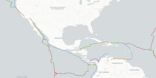 USGS - Tectonic Plate Boundaries